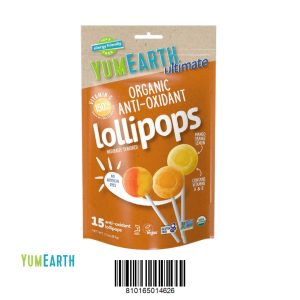 YumEarth Organic Ultimate Organic Anti-Oxidant Lollipops (1 carton = 12units)